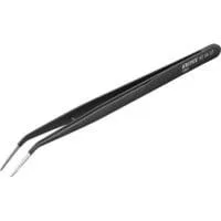 Universalpinzette 92 34 37, geriffelt, Greifzange schwarz, Länge 155mm