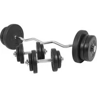 GORILLA SPORTS Hantel-Set SZ-Curlset Kunststoff 70kg
