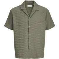 Jack & Jones Junior Kurzarmhemd JJSEAN RESORT SHIRT SS JNR mit Strukturmuster