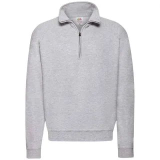 Fruit of the Loom Erwachsene Unisex Klassik Zip Sweatshirt (Grau meliert)