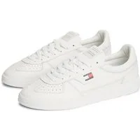 Tommy Jeans THE GREENWICH EDGE CORE LTH Sneaker Freizeitschuh, Halbschuh, Schnürschuh mit Lochmuster