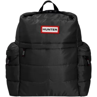 Hunter Croy Puffer Ripstop Rucksack aus Polyester Unisex Erwachsene Schwarz - Einheitsgröße