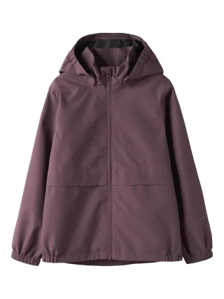 NAME IT - NKNMIZZLE05 RAIN JACKET FO Plum Wine - Gr. - 140