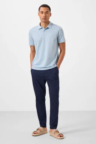 Herren Chino-Hosen aus Gabardine mit geradem Bein