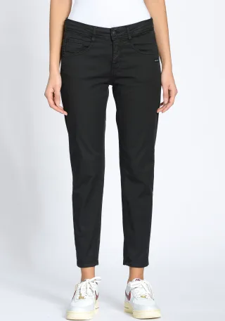 GANG 5-Pocket-Hose "94AMELIE CROPPED" mit doppelter Passe und doppelter, rechter Gesäßtasche