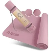 Fitleap Yogamatte aus umweltfreundlichem TPE-Schaum. Sehr rutschfeste, hypoallergene un…