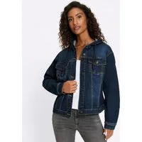 heine Blusenblazer Jeans-Jacke Langarm