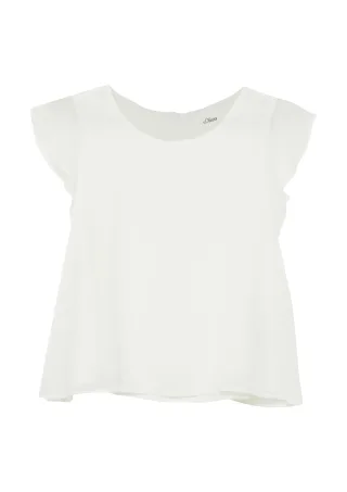 s.Oliver - Bluse creme - Gr. - 140