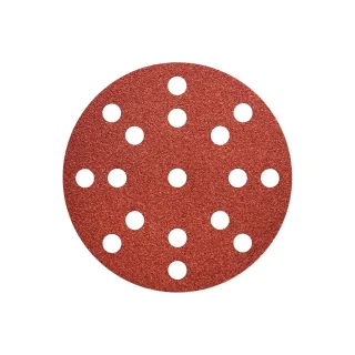 Metabo Haftschleifblätter 125 mm Holz + Metall, multi-hole - 50 Stück - 626849000