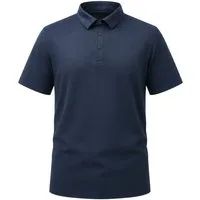 Allthemen Poloshirt Herren Klassisch Kurzarm Poloshirt Business mit Knopfleiste
