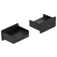Staubschutz für USB Typ-A Buchse, Schutzkappe schwarz, Ohne Griff