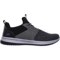 Skechers Delson-Camben Slip-On Sneaker Slipper, Freizeitschuh mit praktischem Gummizug