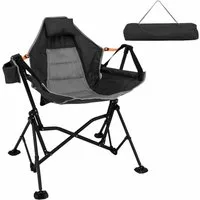 COSTWAY Klappstuhl, Hängematten-Campingstuhl, klappbarer Schaukelstuhl