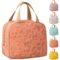 Agger Kühltasche Kleine Kühltasche Für Unterwegs - Wiederverwendbare, Wasserdichte, Isolierte Lunchtasche mit Alufolie Thermo-Isolierung