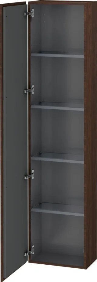 Duravit L-Cube Hochschrank Nussbaum gebürstet Matt 400x243x1760 mm - LC1170L6969 LC1170L6969
