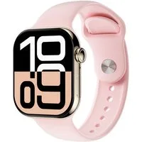 Platinet PSMART10 Smartwatch (4,7 cm/1,85 Zoll), AMOLED Display mit Gesundheitsfunktionen und langer Akkulaufzeit