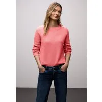 STREET ONE Strickpullover mit Knopfdetail