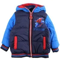 Spiderman Winterjacke Spiderman Kinderjacke Jungen Kinder Jacke 98 104 116 128 mit Kapuze