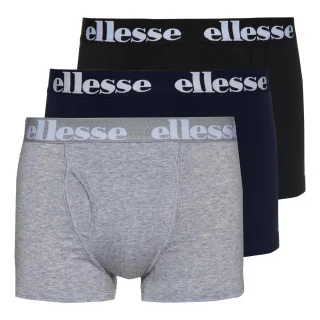 Ellesse - "Hali" Boxershorts für Herren (3er-Pack) (Schwarz/Grau/Marine)