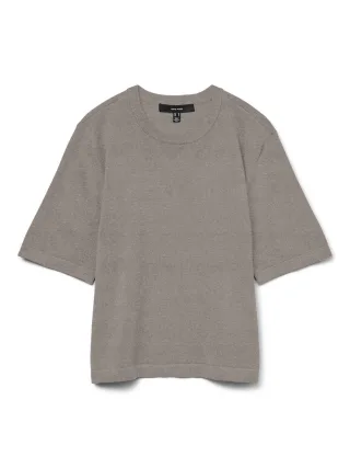 VERO MODA - VMSILJE 2/4 O-NCK OVERSIZE PULL GA NOOS Moon Rock - Gr. - M