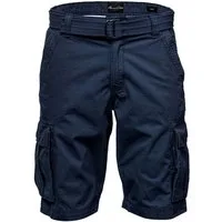 Amaci&Sons Cargoshorts MIDFIELD Chinoshort inkl. Gürtel Herren Bermuda Short Hose Regular Fit inkl. Gürtel
