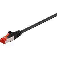 Patchkabel CAT6 S/FTP schwarz, 50 Meter, doppelt geschirmt