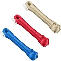 Metaltex Wäscheständer Wäscheleine 20 m PVC mit Stahldrahteinlage und Spanner