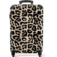 NoBoringSuitcases.com© Hartschalen-Trolley Panther Druck - Tiere - Frauen 55x35x20cm, Handgepäck Koffer & Trolleys, Luggage, Reisekoffer Frauen