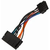 Bolwins C36 24pin zu 10pin Stromkabel für Lenovo Medion ATX Netzteil Mainboard Computer-Kabel, 24-Pin ATX Stecker, 10-Pin Lenovo Kupplung (13,5 cm), Netzteil-Adapterkabel für Lenovo PC & Server