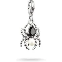 THOMAS SABO Charm-Einhänger True Romance Spinnen-Optik Charm - Original, mit Zirkonia (synth) und Süßwasserzuchtperle