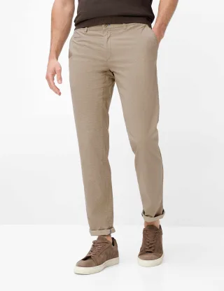 Brax Herren Chino Style FABIO CARAMEL, hellbraun, Gr. 33/32