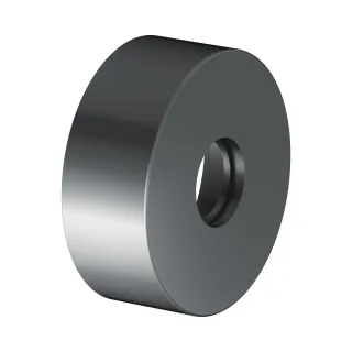 Keuco Verlängerungs-Rosette rund für 59545, Schwarzchrom gebürstet, Höhe 25 mm, 59545130281 59545130281