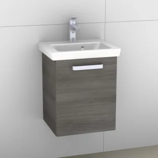 Artiqua 414 Waschtischunterschrank für Subway 2.0 7315F5 Graphit Struktur quer, 414-WUT-V78-L-7098-4 414-WUT-V78-L-7098-401
