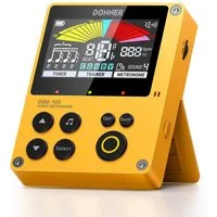 Donner Metronom Tuner Metronom LCD-Bildschirm Taschenformat für Gitarre, Bass, Ukulele, Kompakt, leicht, Lautstärkeregler, Kopfhöreranschluss, LCD-Display