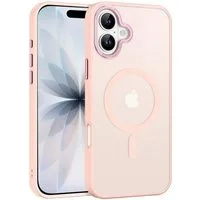 CoolGadget Handyhülle Magnet Hülle für iPhone 17 Schutzhülle mit Metall Kamerarahmen 6,3 Zoll, magnetisches Schutzcase Matt Stoßfest kompatibel mit Magsafe Zubehör