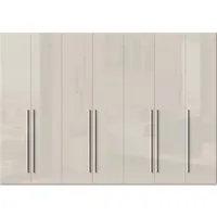 OTTO home Kleiderschrank Piano, UV lackiert, hochglänzend in beige oder weiß, FSC-zertifiziert (Made in Europe) in vielen Breiten, Höhe 224cm, mit Soft-Close Funktion