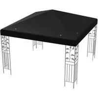 COSTWAY Pavillon-Ersatzdach 3x3m, mit Ablauflöchern & Klettverschlüssen