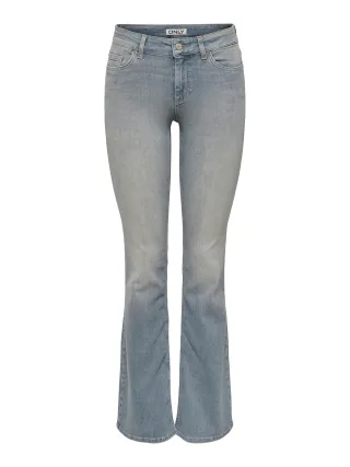 ONLY - ONLBLUSH MID FLARED DNM REA638 Special Blue Grey Denim - Gr. - 32