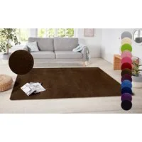 HANSE Home Teppich Shashi, rechteckig, Höhe: 8,5 mm, Kurzflor, Unifarben, Läufer, weich, Esszimmer, Kinderzimmer, Flur