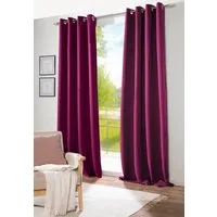 DecoHome24 Gardine Brillant (2 St), Ösen, blickdicht, blickdicht