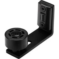SO-TECH® Schienensystem Schiebetür-Bodenführung, einstellbare Bodenführung, Wandmontage, Rollenführung für Türdicke 17 bis 49 mm