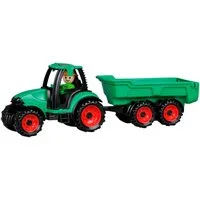 Lena® Spielzeug-Traktor Truckies, mit Anhänger, inklusive Spielfigur, Made in Europe