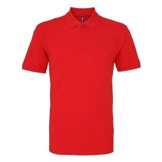 Asquith & Fox Herren-Poloshirt mit kurzen Ärmeln (rot)
