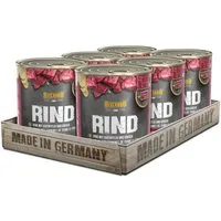 Belcando Rind mit Kartoffeln & Erbsen - hochwertiges Hundefutter in Dosen 6x800g, Nassfutter für: Hunde
