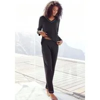 Vivance Dreams by Lascana Pyjama (Set, 2 tlg) mit Kontrastpaspel-Details