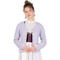 MarJo Trachtenjacke Trachten Strickjacke - VILSECK II - flieder, peach