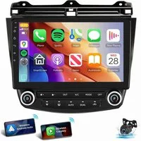 ESSGOO Android 15 Für Honda Accord 7 2003-2007 AUTORADIO Autoradio (RDS, Digitalradio (DAB), FM, AM, Apple Carplay Android Auto Navi RDS SWC EQ)