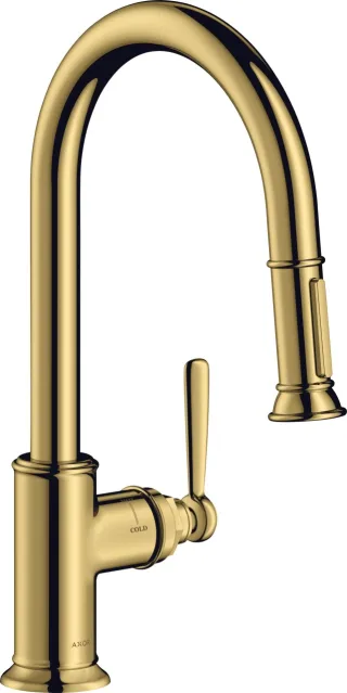 Hansgrohe Spültischmischer Axor Montreux Polished Gold Optic 16581990