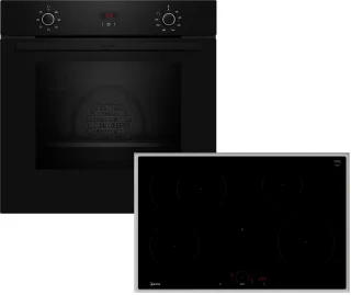 NEFF Backofen-Set "BICCCOAK3" mit Teleskopauszug nachrüstbar mit 5 Beheizungsarten
