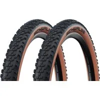 Schwalbe Fahrradreifen 2x Schwalbe Smart Sam DD Schwarz/Bronze 29 x 2.60 - 65-622 Reifen